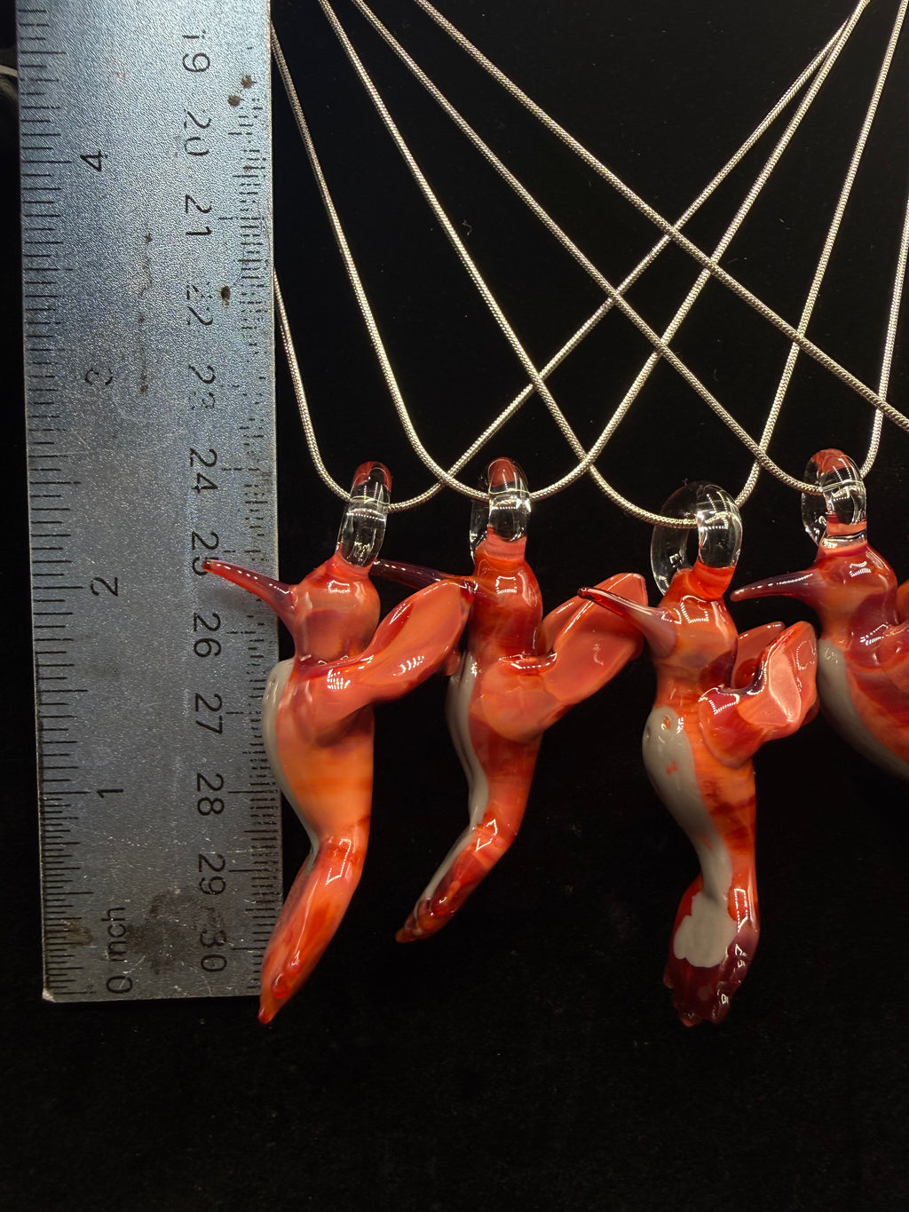 Hummingbird Pendant - Tequila Sunrise