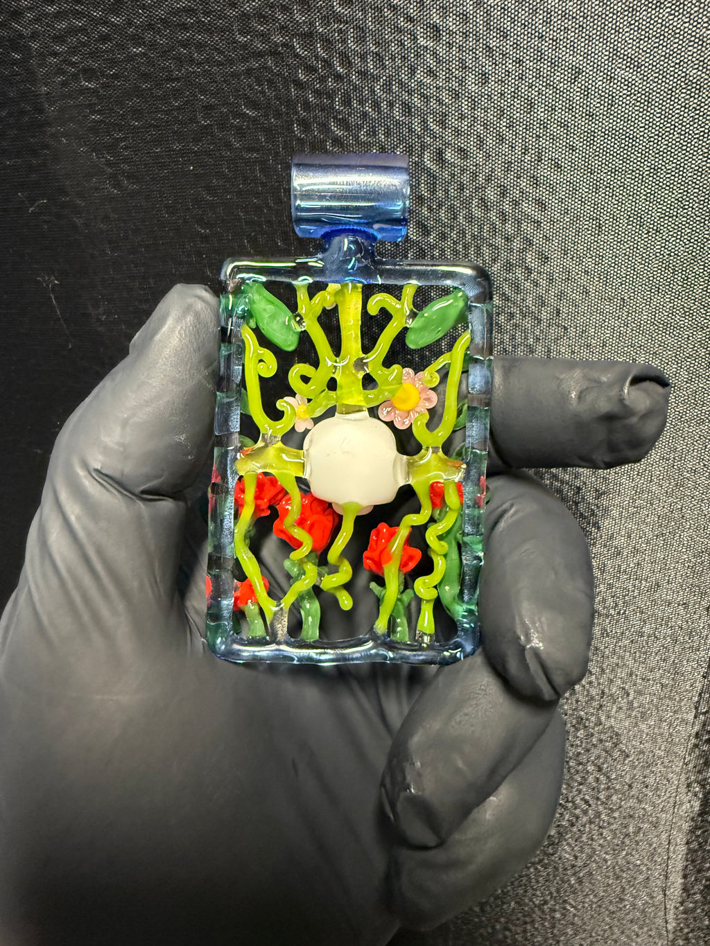 "Death Window" Handmade Borosilicate Glass Ornament