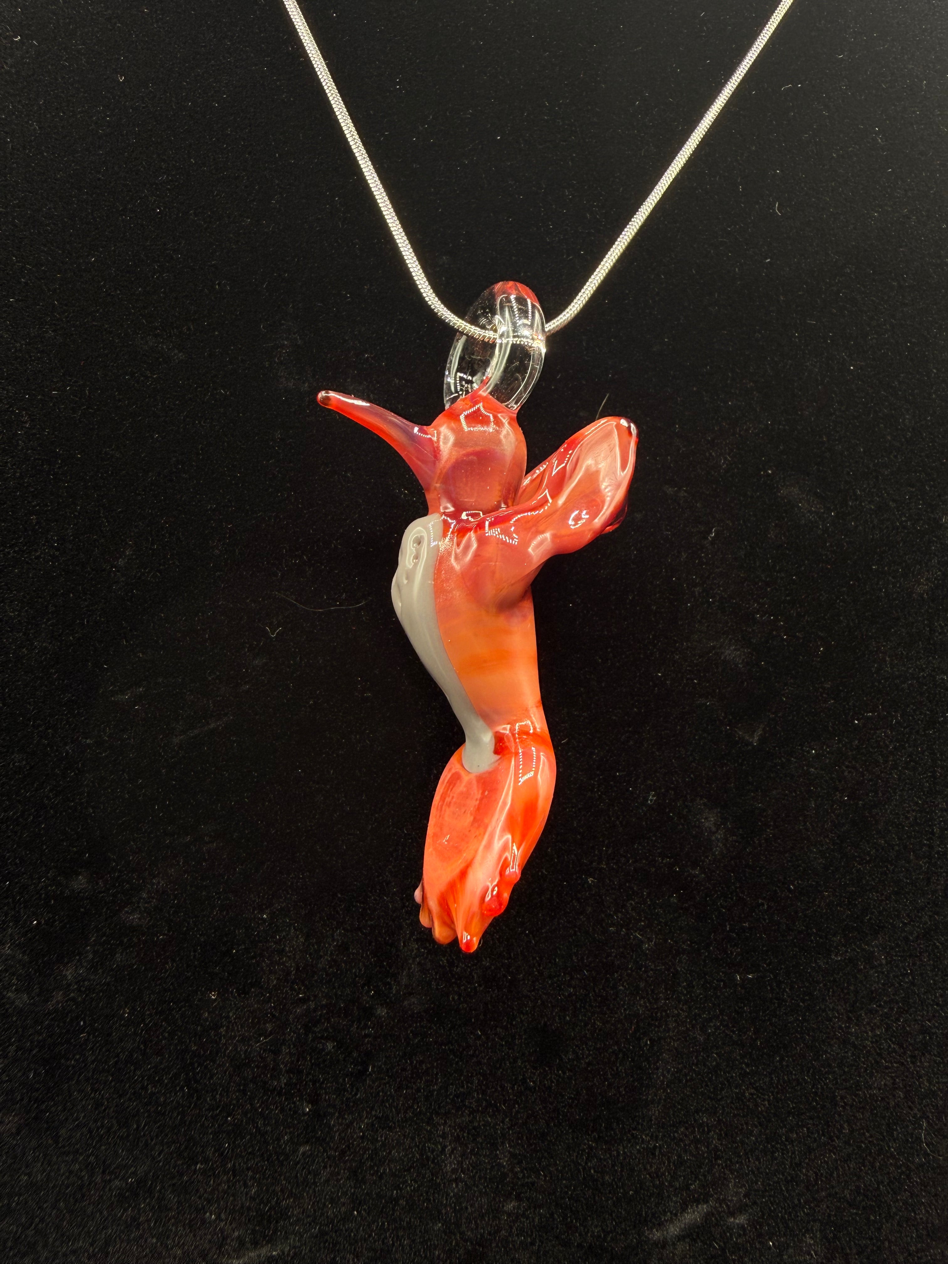 Hummingbird Pendant - Tequila Sunrise