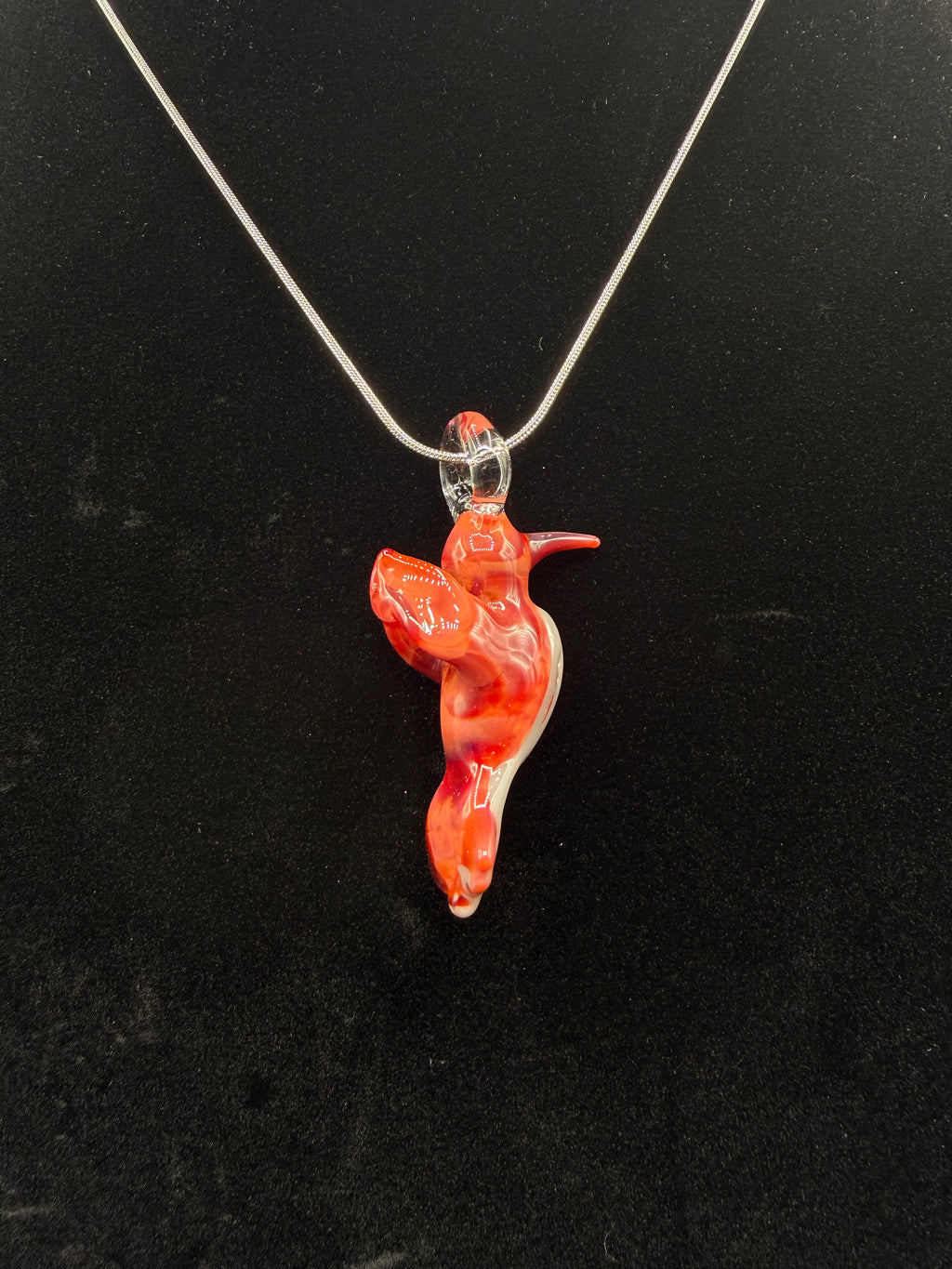 Hummingbird Pendant - Tequila Sunrise