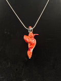 Hummingbird Pendant - Tequila Sunrise