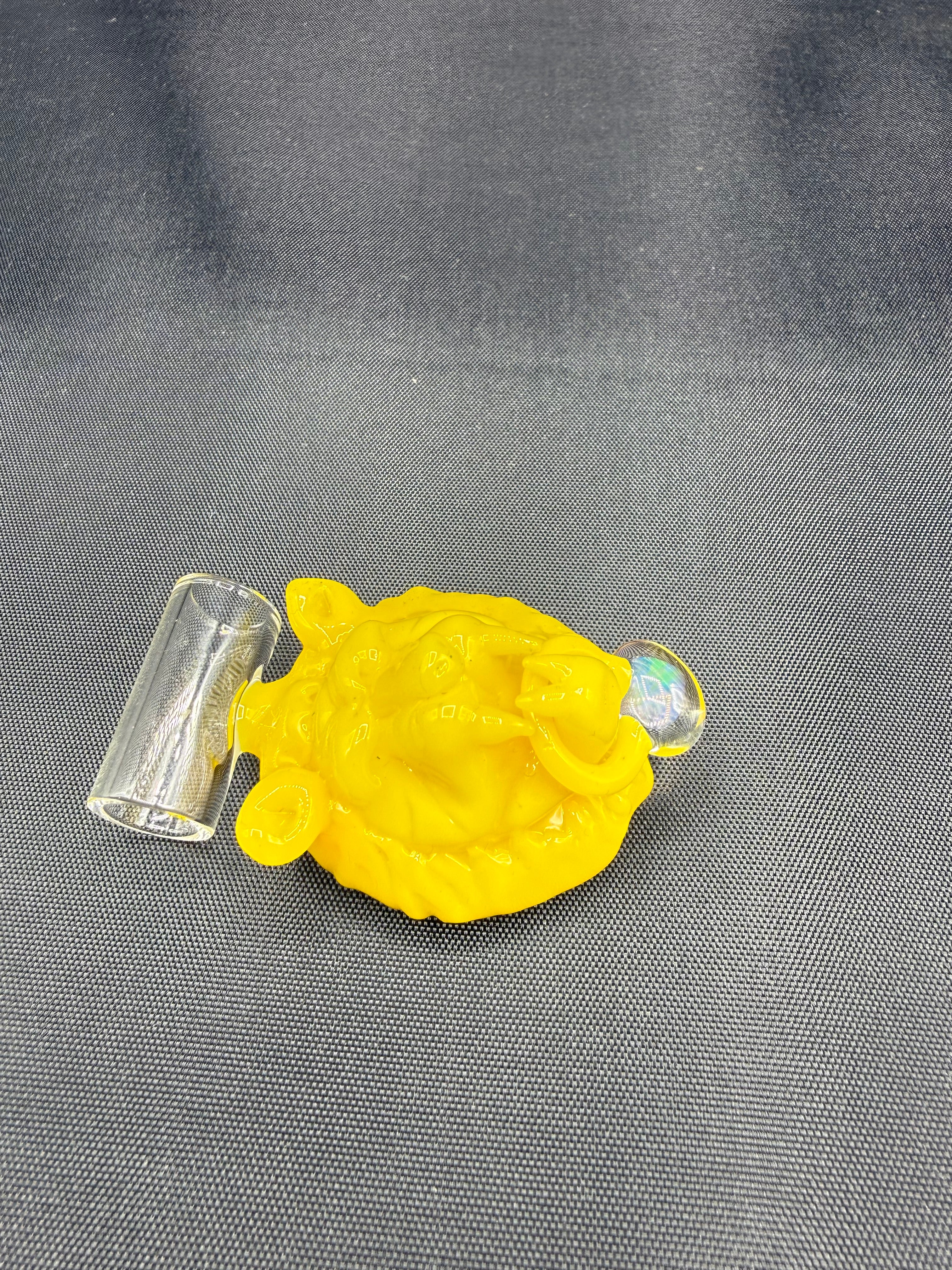 Door Knocker Lion Pendant - Canary Yellow